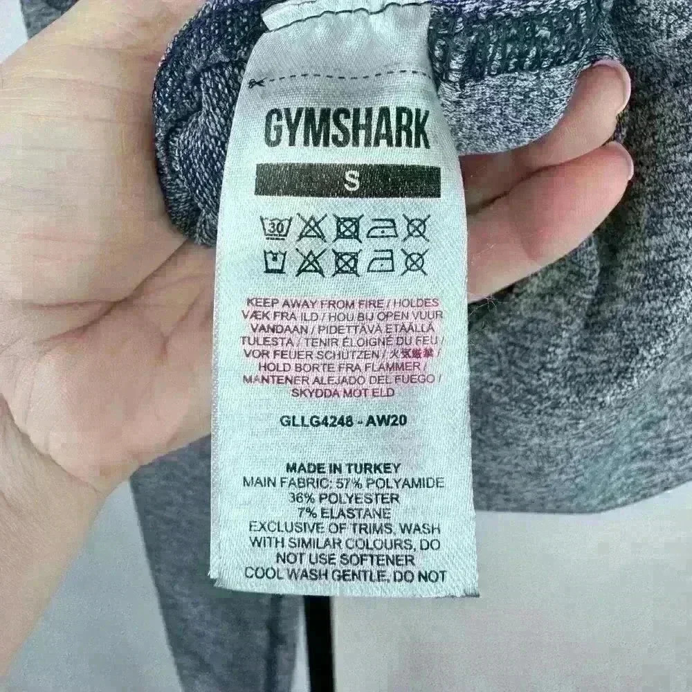 Gymshark Women's Flex High Waisted Leggings Size S Blue - Picture 3 of 5